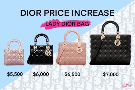 dior handbags price list.